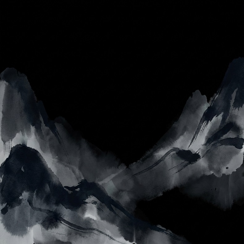 Ink Landscape Background